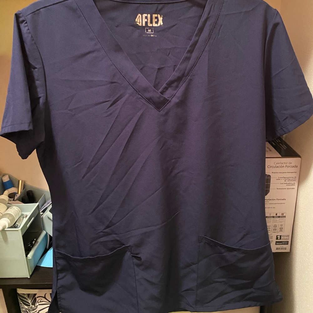 Navy Blue Scrub Set